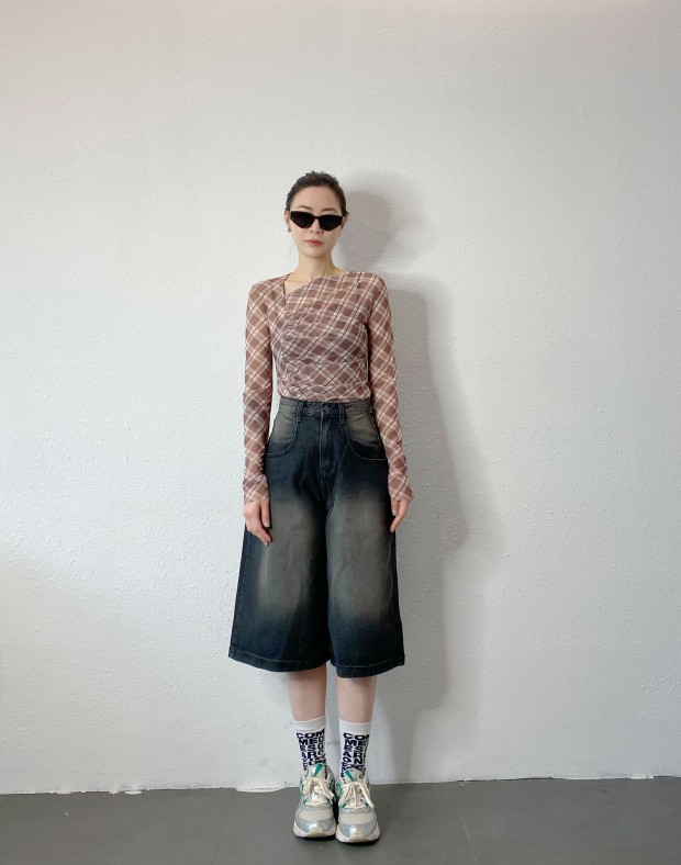 Black Skater Shorts #250325